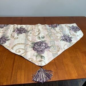Croscill Elegant Floral Valence with Tassels